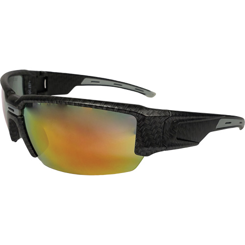 Lunettes de s&eacute;curit&eacute; Hartley, Lentille Rouge, R&eacute;pond ou surpasse la norme CSA Z94.3 Nassau Supply