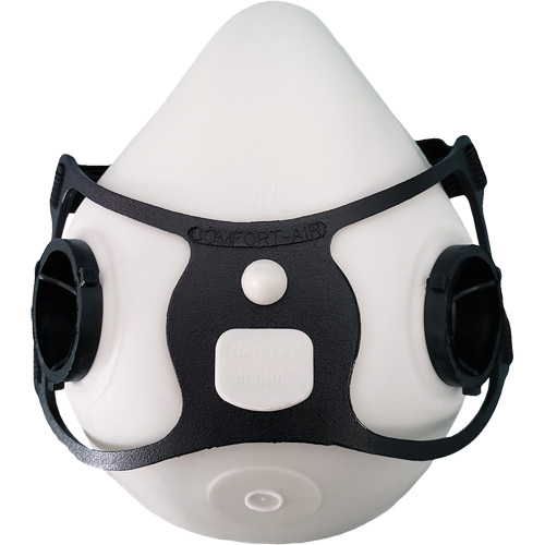 Comfort-Air&reg; 400Nx Half Mask without Exhalation Valve, Elastomer/Rubber, Medium/Large Nassau Supply