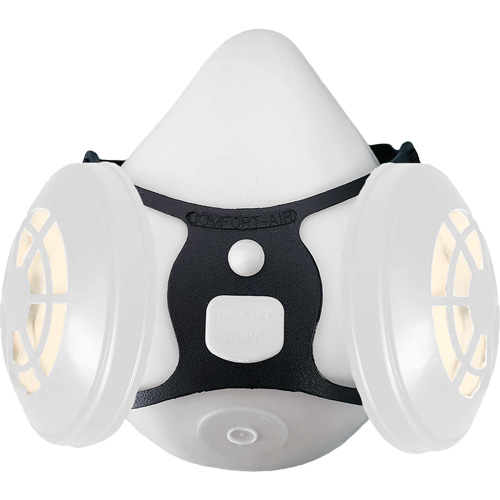 Comfort-Air&reg; 400Nx Half Mask without Exhalation Valve Kit, Elastomer/Rubber, Small/Medium Nassau Supply