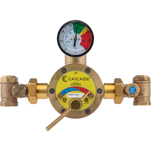 Mitigeur pour assemblage au groupe expos&eacute; d'une douche d'urgence simple ou combin&eacute;e, 56 gal./min Nassau Supply