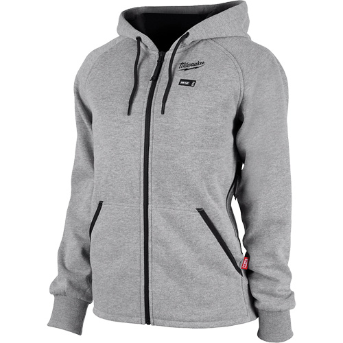 M12 Heated Hoodie Kit, Women's, Small, Grey, Polyester Nassau Supply