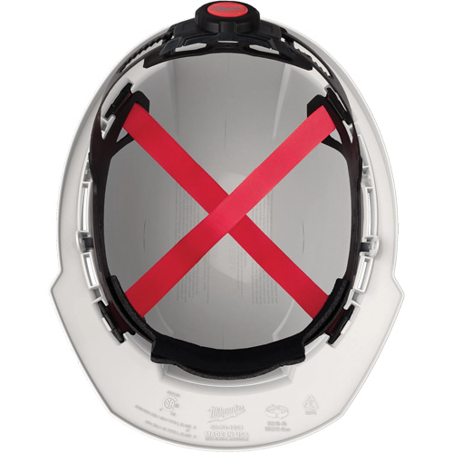 Front Brim Hardhat, Meets CSA Type 1, Ratchet Suspension, Non-Vented Nassau Supply