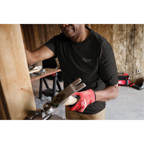 T-shirt de travail hybride, Hommes, Petit, Noir Nassau Supply