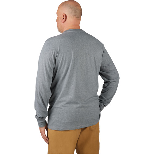 T-shirt de travail hybride, Hommes, Petit, Gris Nassau Supply