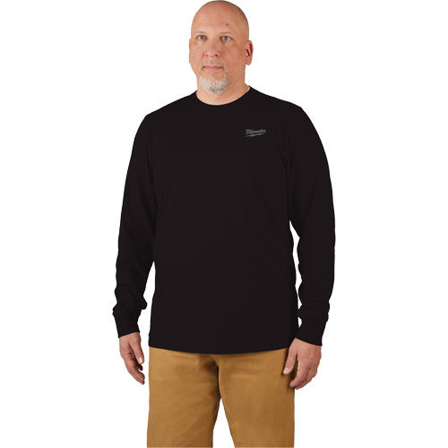 T-shirt de travail hybride, Hommes, Petit, Noir Nassau Supply