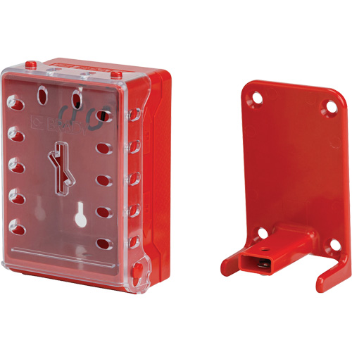 Ultra Compact Lock Box, Red Nassau Supply