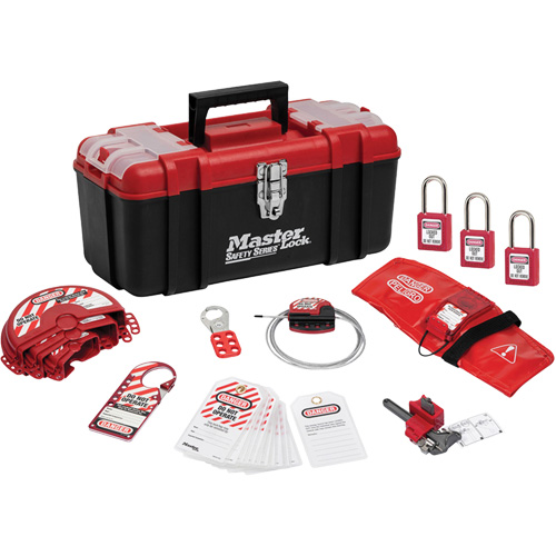 Standard Lockout Kit with Zenex Thermoplastic Locks, Valve Kit, 13 Components Nassau Supply