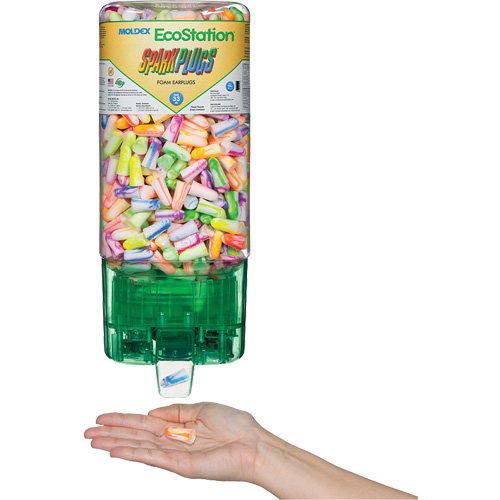 SparkPlugs Earplugs TouchFree EcoStation&reg; Dispenser Starter Kit Nassau Supply