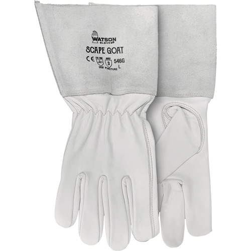 546G Scape Goat Gloves, Small, Grain Goatskin Palm Nassau Supply