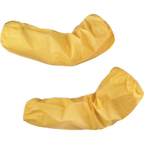 ChemMax 1 Disposable Sleeves, 18" long, Polyethylene/Polypropylene, Yellow Nassau Supply