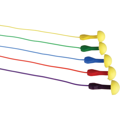 Bouchons d'oreilles rapides de style capsule E-A-R, Avec cordon, Vrac - Sachet coussin, 25 dB NRR, Taille unique Nassau Supply