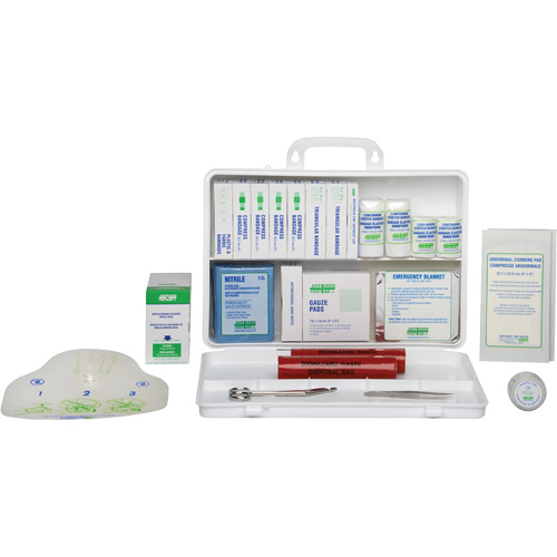 Basic First Aid Kit, Meets CSA Z1220-17 Type 2 Low-Risk Environment, Medium (26-50 Workers) Nassau Supply