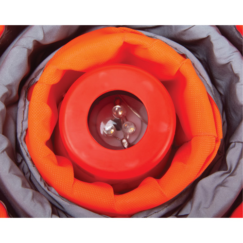 Collapsible Traffic Cone, 18" H, Orange Nassau Supply