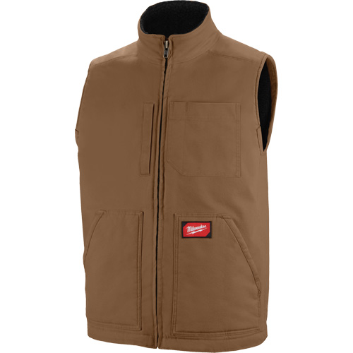 Veste doubl&eacute;e en sherpa ultra-r&eacute;sistante, Hommes, Petit, Brun Nassau Supply