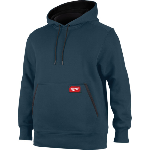 Midweight Pullover Hoodie, Men's, Small, Blue Nassau Supply