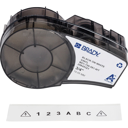 Repositionable Multi-Purpose Labels with Ribbon, Black Nassau Supply