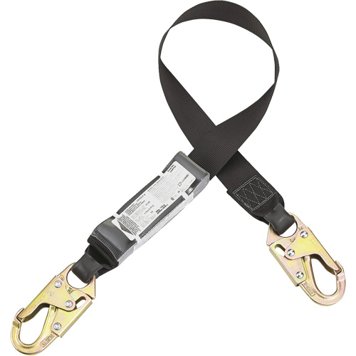 Dynamic Dyna-ONE Lanyard, 4', Locking Snap Hook Center, Locking Snap Hook Leg Ends, Polyester Nassau Supply