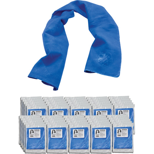 Chill-Its 6602 Evaporative Cooling Towel, Blue Nassau Supply