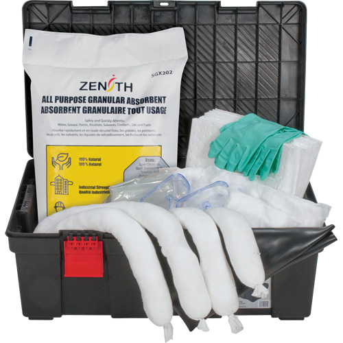 Tool Box Spill Kit, Oil Only, Bin, 31 US gal. Absorbancy Nassau Supply
