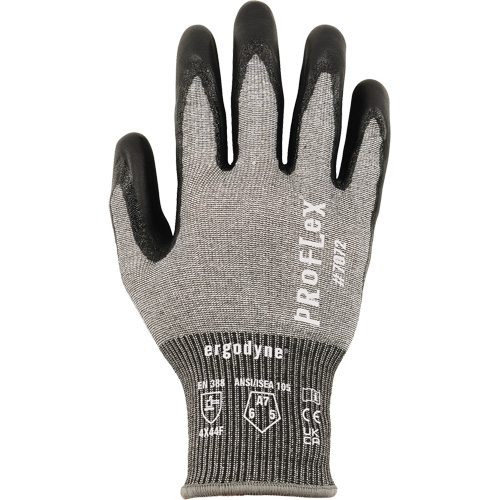 Gants r&eacute;sistant &agrave; la coupe Proflex 7072, Taille Petit, Calibre 18, Rev&ecirc;tement Nitrile, Enveloppe en PEHP/Tungst&egrave;ne, ASTM ANSI niveau A7/EN 388 niveau F Nassau Supply