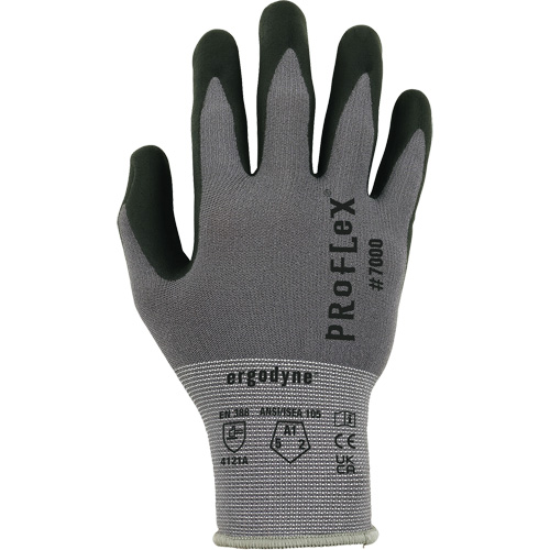 Gants enduits ProFlex 7000, Taille Petit, Calibre 15, Rev&ecirc;tement Mousse de nitrile, Enveloppe en Nylon/Spandex, ASTM ANSI niveau A1/EN 388 niveau 1/EN 388 niveau A Nassau Supply