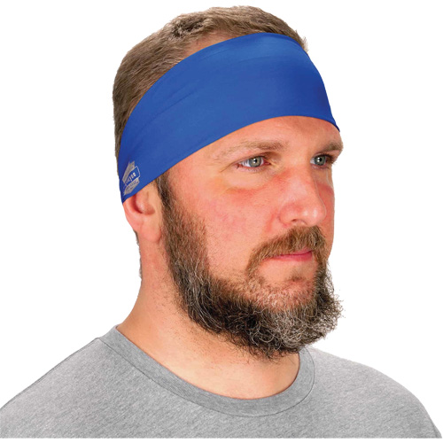 Chill-Its 6634 Cooling Headband, Blue Nassau Supply