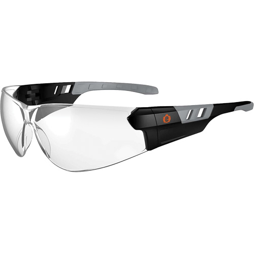 Lunettes de s&eacute;curit&eacute; sans monture Skullerz SAGA, Lentille Transparent, Antibu&eacute;e/Anti-&eacute;gratignures, ANSI Z87+/R&eacute;pond ou surpasse la norme CSA Z94.3 Nassau Supply