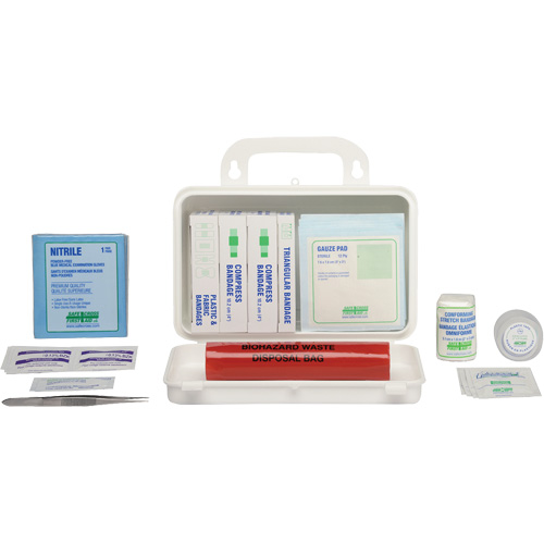 Trousse de premiers soins, R&eacute;pond &agrave; la norme CSA Z1220-17 type 1 individuelle, Personnel (1 travailleur) Nassau Supply