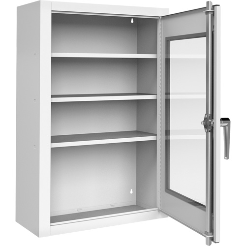 Lockable Medicine Cabinet with Plexiglas Door Nassau Supply