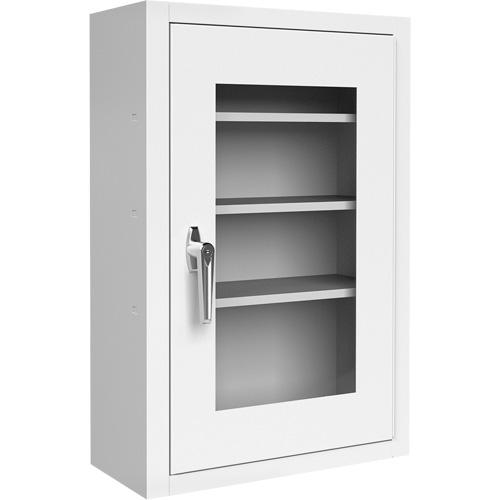 Lockable Medicine Cabinet with Plexiglas Door Nassau Supply
