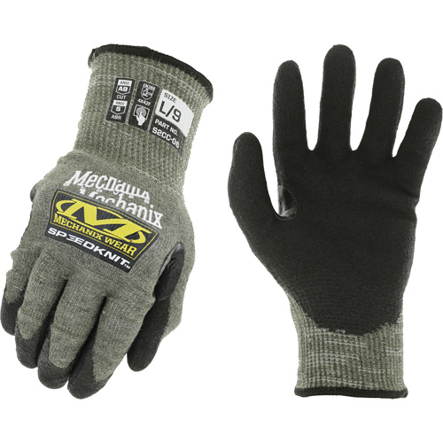 Gants de travail Speedknit, Taille 7, Calibre 13, Rev&ecirc;tement Ur&eacute;thane, Enveloppe en PEHP/Tungst&egrave;ne, ASTM ANSI niveau A9 Nassau Supply