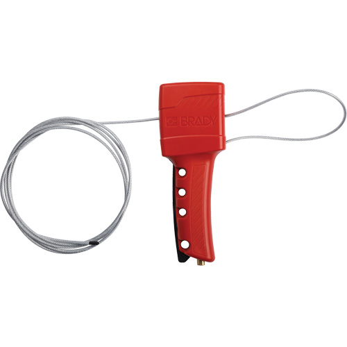 All Purpose PVC-Coated Cable Lockout, 8' Length Nassau Supply