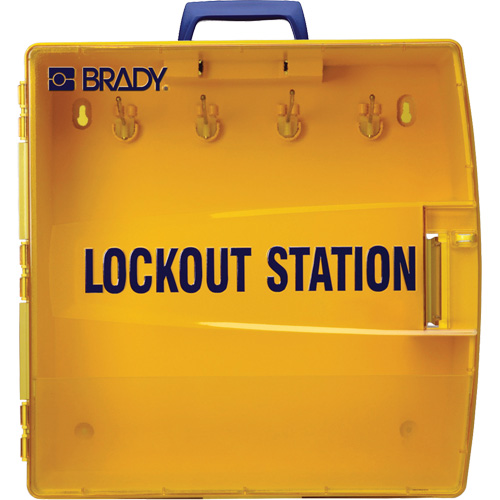 Ready Access Lockout Station, None Padlocks, 40 Padlock Capacity, Padlocks Not Included Nassau Supply