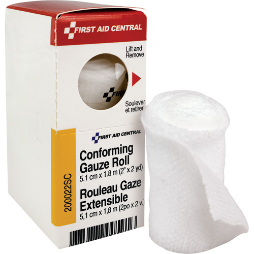 SmartCompliance&reg; Refill Conforming Stretch Gauze Bandage, Roll, 6' L x 2" W, Sterile, Medical Device Class 1 Nassau Supply