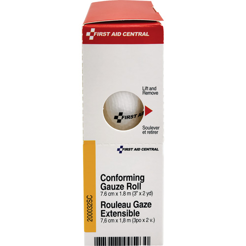 SmartCompliance&reg; Refill Conforming Stretch Gauze Bandage, Roll, 6' L x 3" W, Sterile, Medical Device Class 1 Nassau Supply