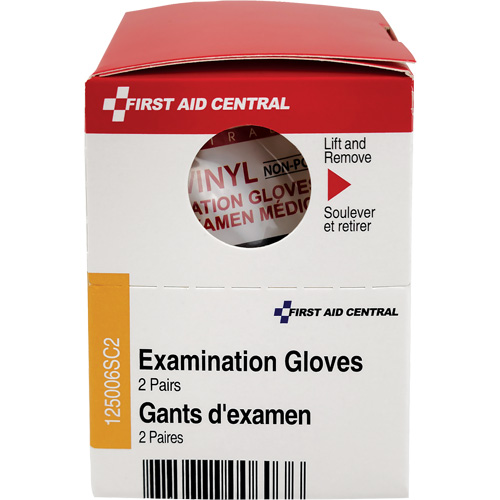 SmartCompliance&reg; Refill Examination Gloves, Vinyl, Powder-Free, Clear, Class 2 Nassau Supply