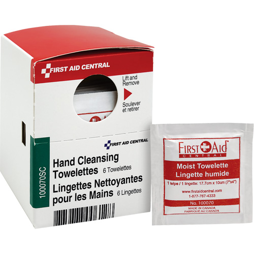 Recharge de lingettes nettoyantes SmartCompliance, Serviette, Nettoyage des mains Nassau Supply