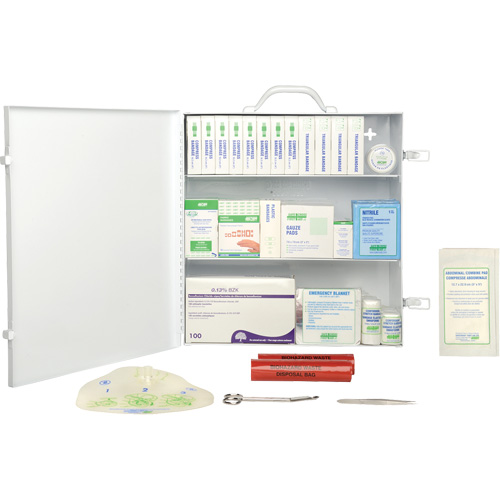 First Aid Kit, Meets CSA Z1220-17 Type 2 Low-Risk Environment, Large (51-100 Workers) Nassau Supply