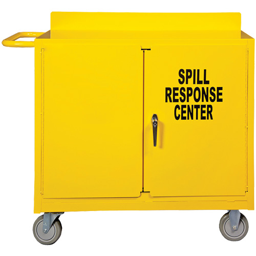 Spill Control Center Cart, 18" L x 38.375" W x 36" H Nassau Supply