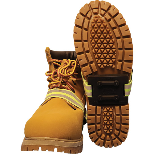 Icetred Mid-Sole Traction Device with Defined Heel, Rubber/Tungsten Carbide, Stud Traction, One Size Nassau Supply