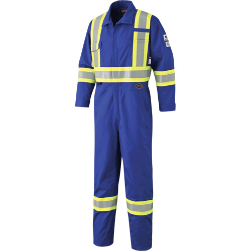 7704 Combinaison &agrave; haute visibilit&eacute; FR-Tech, Taille 42, Bleu royal, 10 cal/cm²/9,7 cal/cm² Nassau Supply