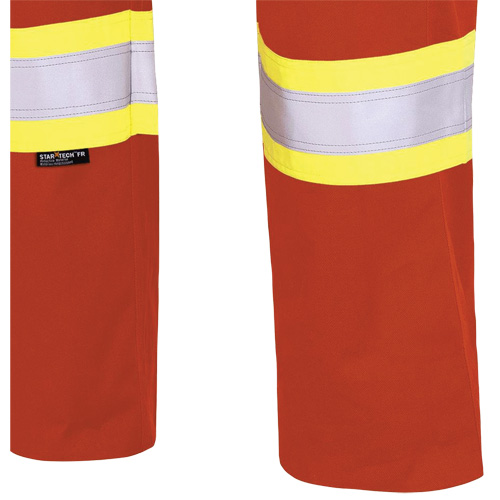 7765 Pantalon cargo de s&eacute;curit&eacute; haute visibilit&eacute; r&eacute;sistant aux arcs &eacute;lectriques FR-Tech 88/12, 32, x 34, Orange haute visibilit&eacute;, 10 cal/cm² Nassau Supply