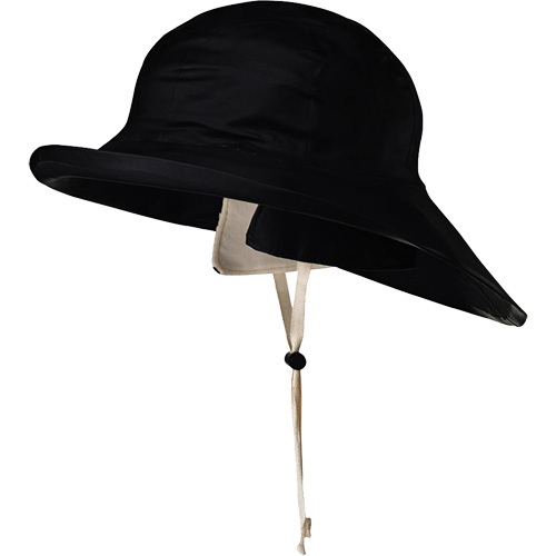 D5050 Black Dry King&reg; Offshore Traditional Sou'wester Hat, Small, Black, Rubber Nassau Supply