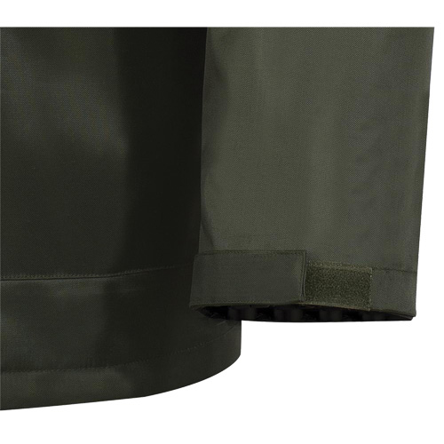 D8120J Nailhead Ripstop Tree Planter Hooded Jacket, Polyester/PVC, X-Small, Green Nassau Supply
