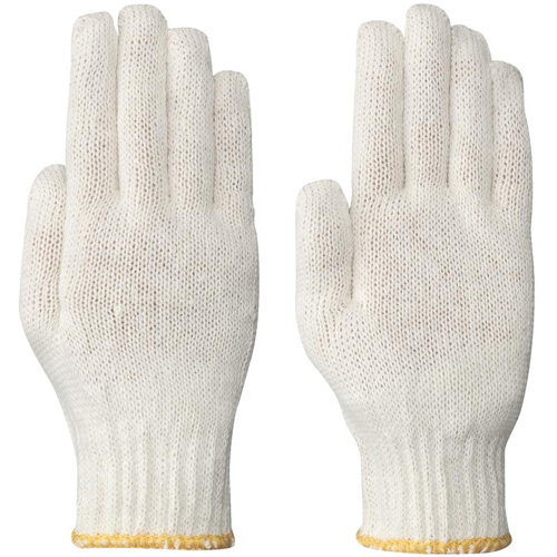 541 Knitted Liner Gloves, Poly/Cotton, Large Nassau Supply