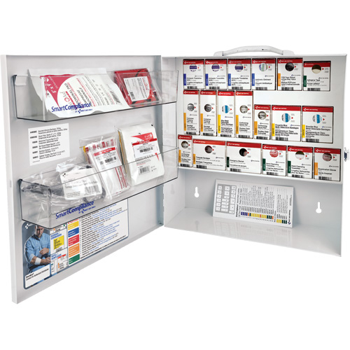 SmartCompliance&reg; First Aid Cabinet, Meets CSA Z1220-17 Type 2 Low-Risk Environment, Small (2-25 Workers) Nassau Supply