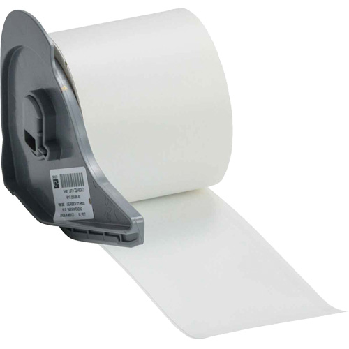 Repositionable Multi-Purpose Label Tape, Vinyl, White, 2" Width Nassau Supply