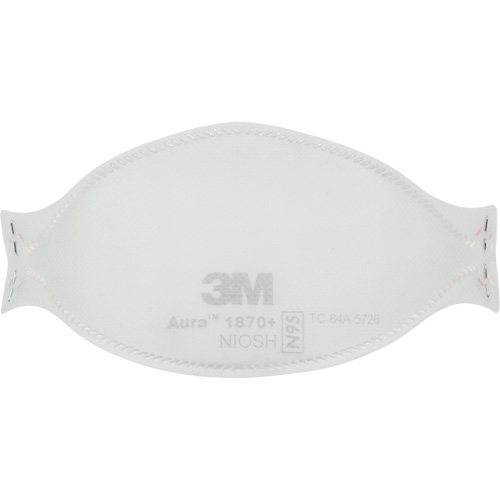 Aura Health Care Particulate Respirator & Surgical Mask 1870+, N95, NIOSH/FDA-Approved Certified Nassau Supply