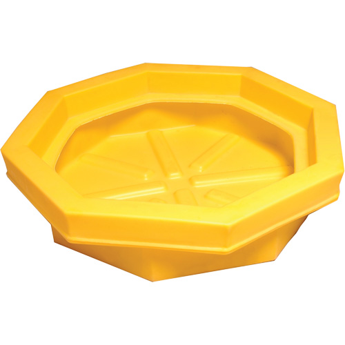 Ultra-Drum Tray&reg; without Grating, 32" L x 32" W x 8.1" H, 22.8 US gal. Spill Capacity Nassau Supply