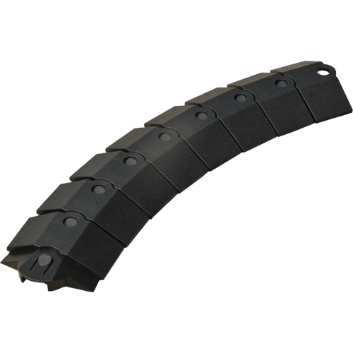 Small Ultra-Sidewinder Cable Protection System&reg; with Endcaps, 39.5" x 3" x 0.8", 2000 lbs. (1 tons) Nassau Supply
